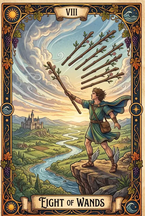 Eight of Wands