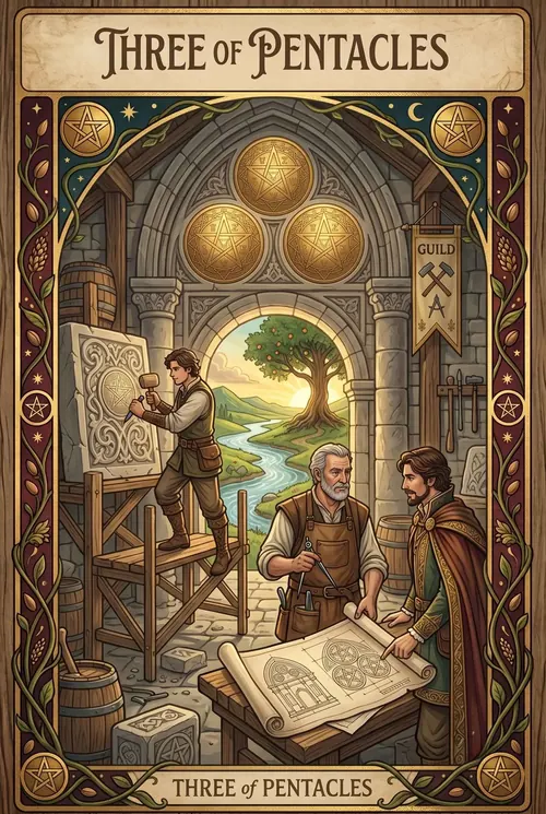 Three of Pentacles