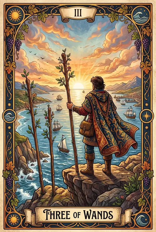 Three of Wands